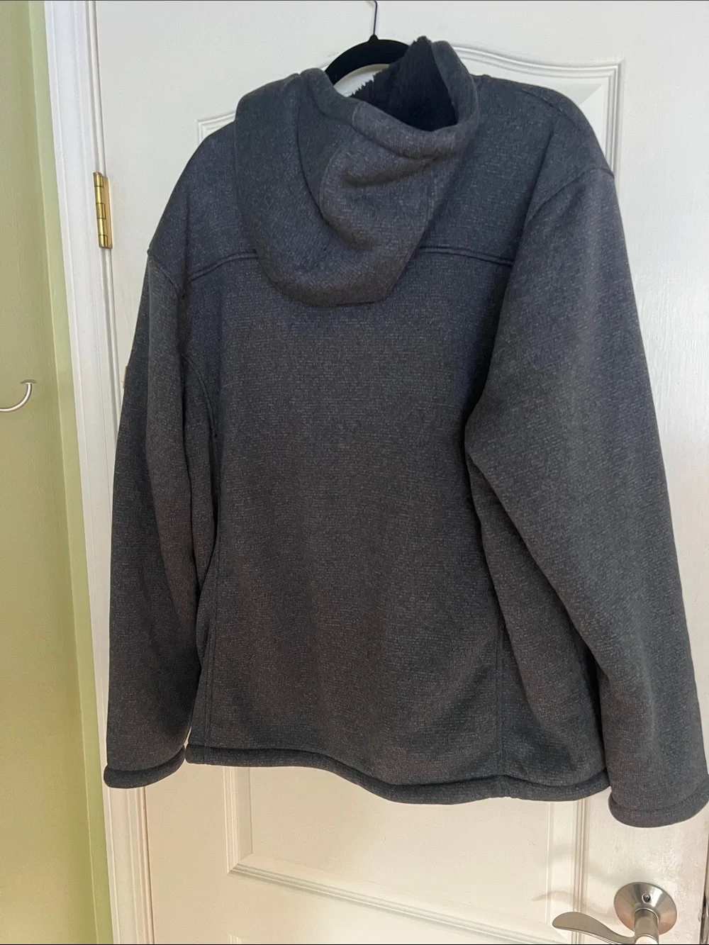 Men's Charcoal Full-Zip Hoodie Jacket